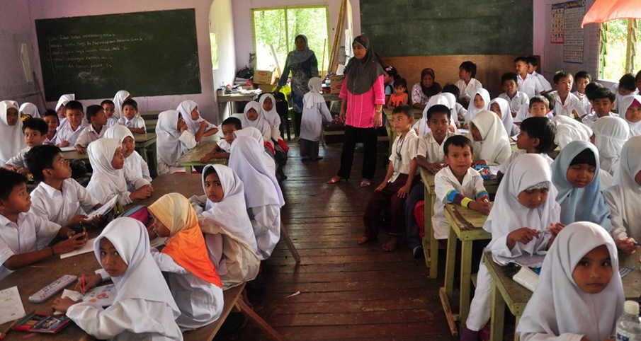 The students in their class.